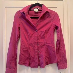 D&G Vintage Vibrant Pink Button-Down Shirt for Women